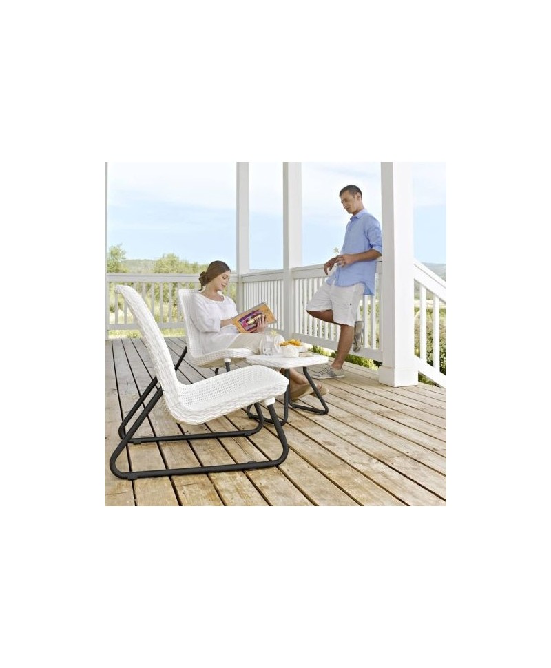 Set Rio Patio Branco Keter